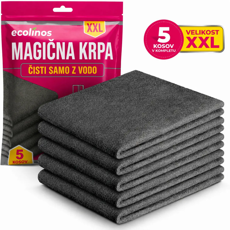 Magična krpa iz mikrovlaken (komplet 5 kosov)